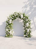 Selenenna Luxury Door Shaped Flower Arch with Frame for Wedding Party Event Backdrop Decoration — front view