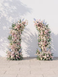 Vesperaria Luxury Horn Shaped Flower Arch with Frame for Wedding Party Event Backdrop Decoration — front view
