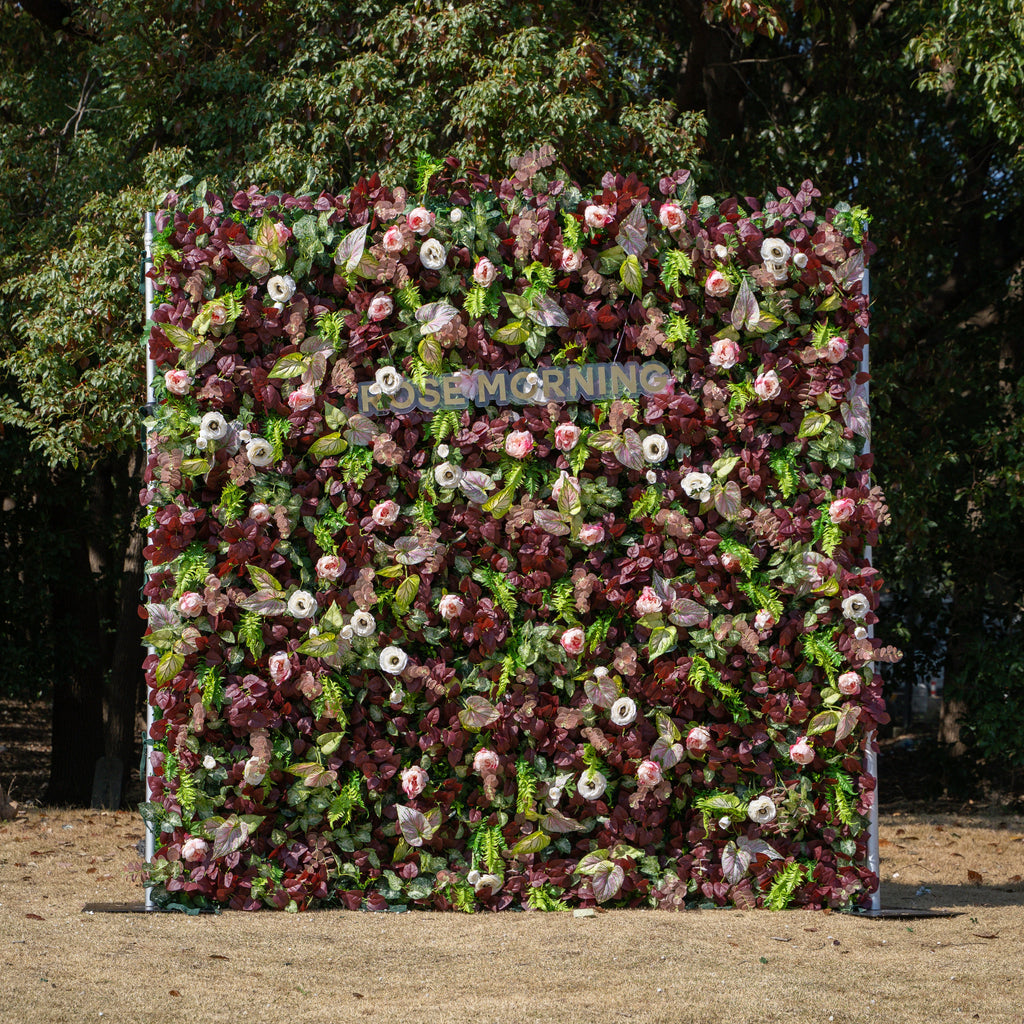 Adelaide：4D Fabric Artificial rolling up curtain flower wall (Ready to ship-Only USA) Free Shipping