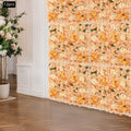 12pcs Artificial Flower Wall Panels Fake Flower Grid Panel Flower Wall Decor Floral Backdrop Hanging Flower Panels for Wedding, Party, Home, Photography