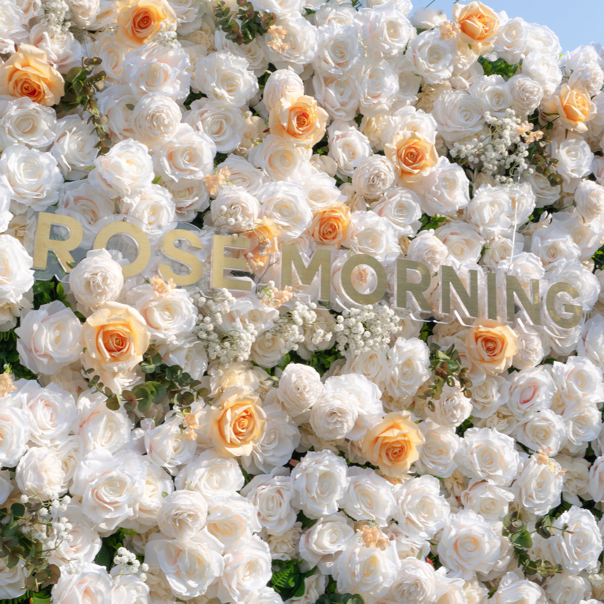 Bambi：5D Fabric Artificial rolling up curtain flower wall Free Shipping