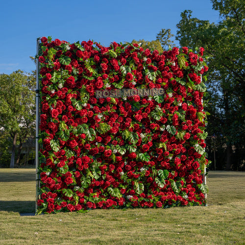 Blanca：5D Fabric Artificial rolling up curtain flower wall | Wedding & Celebration Collection | Free Shipping