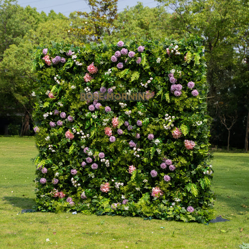 Brett：5D Fabric Artificial rolling up curtain flower wall | Wedding & Celebration Collection | Free Shipping