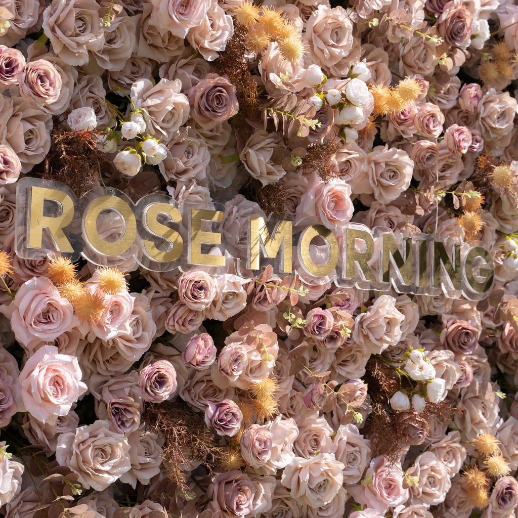 Caffe - 5D Fabric Flower Wall for Weddings Parties Baby Showers Fall Events Backdrop Free Shipping