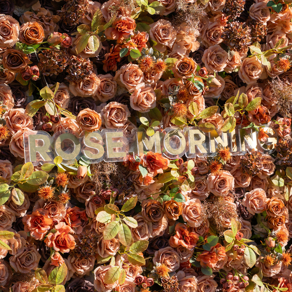 Cappuccino - Autumn Fall 5D Fabric Flower Wall Backdrop for Wedding Birthday Party Event Decoration Free Shipping
