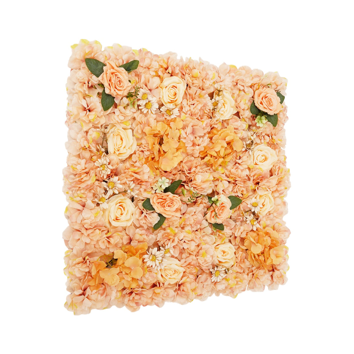 12pcs Artificial Flower Wall Panels Fake Flower Grid Panel Flower Wall Decor Floral Backdrop Hanging Flower Panels for Wedding, Party, Home, Photography
