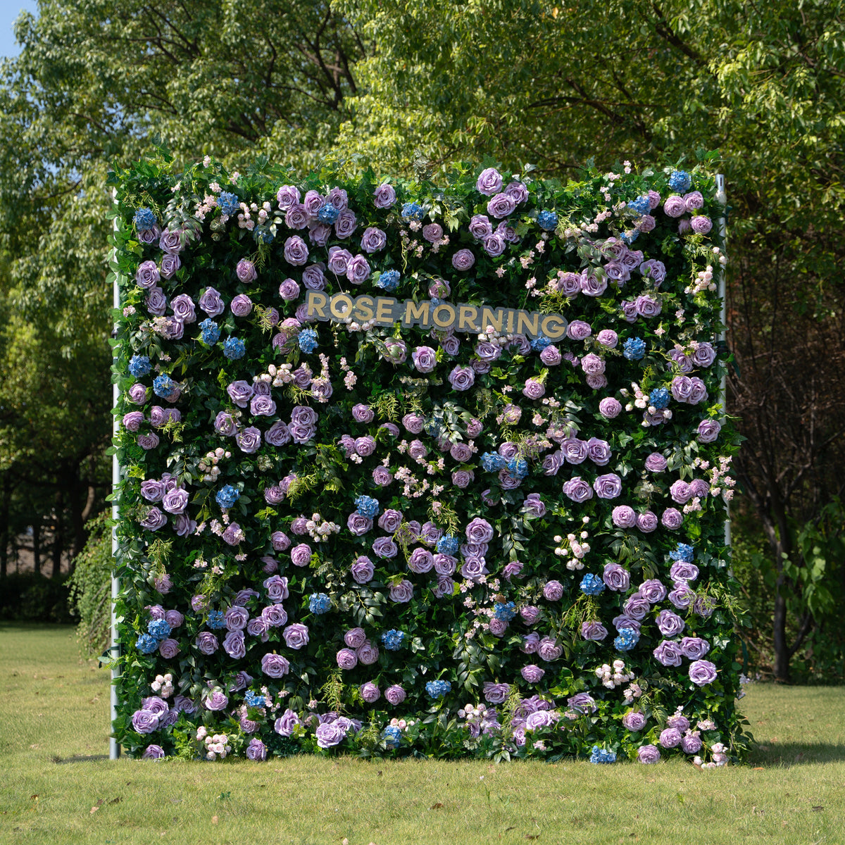 Dana：3D Fabric Artificial rolling up curtain flower wall Free Shipping