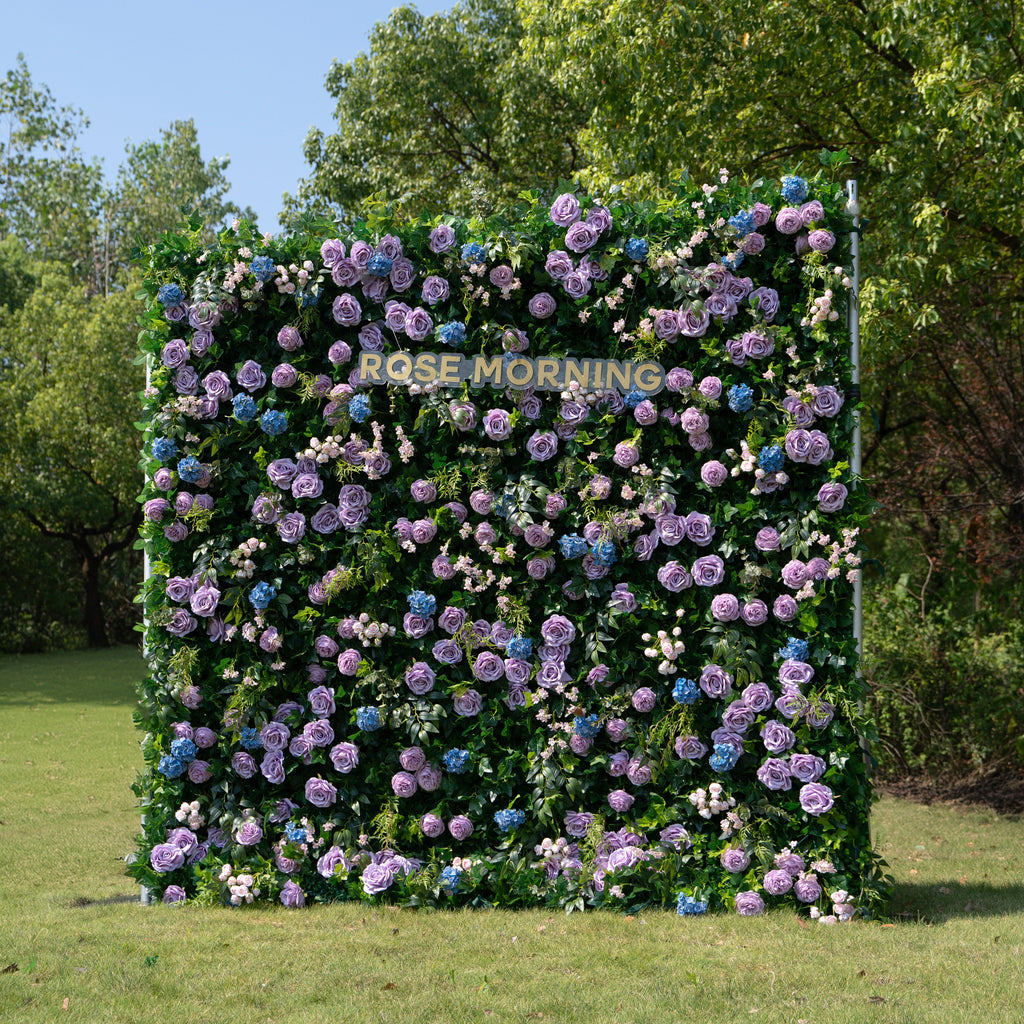 Dana：3D Fabric Artificial rolling up curtain flower wall Free Shipping