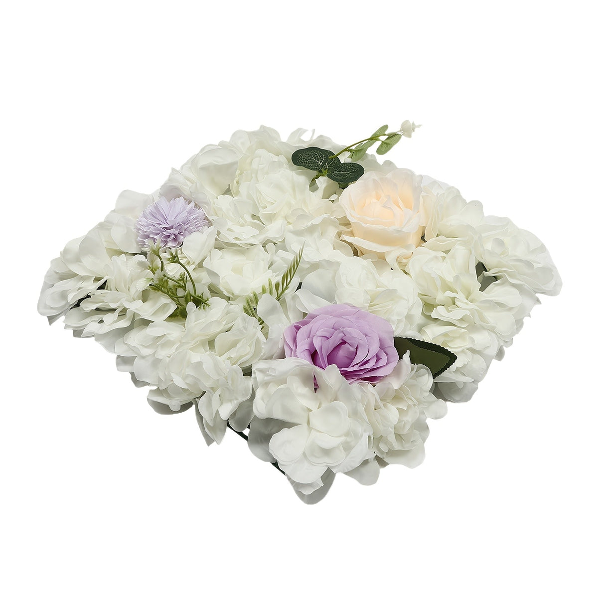 3D Flower Wall Panel-12pcs Artificial Flower Wall Background Rose Mat for Wedding Backdrop Wall Decor Shop Photo Backdrop Floral Wall Arrangement 15 X 15In, 38 X 38Cm