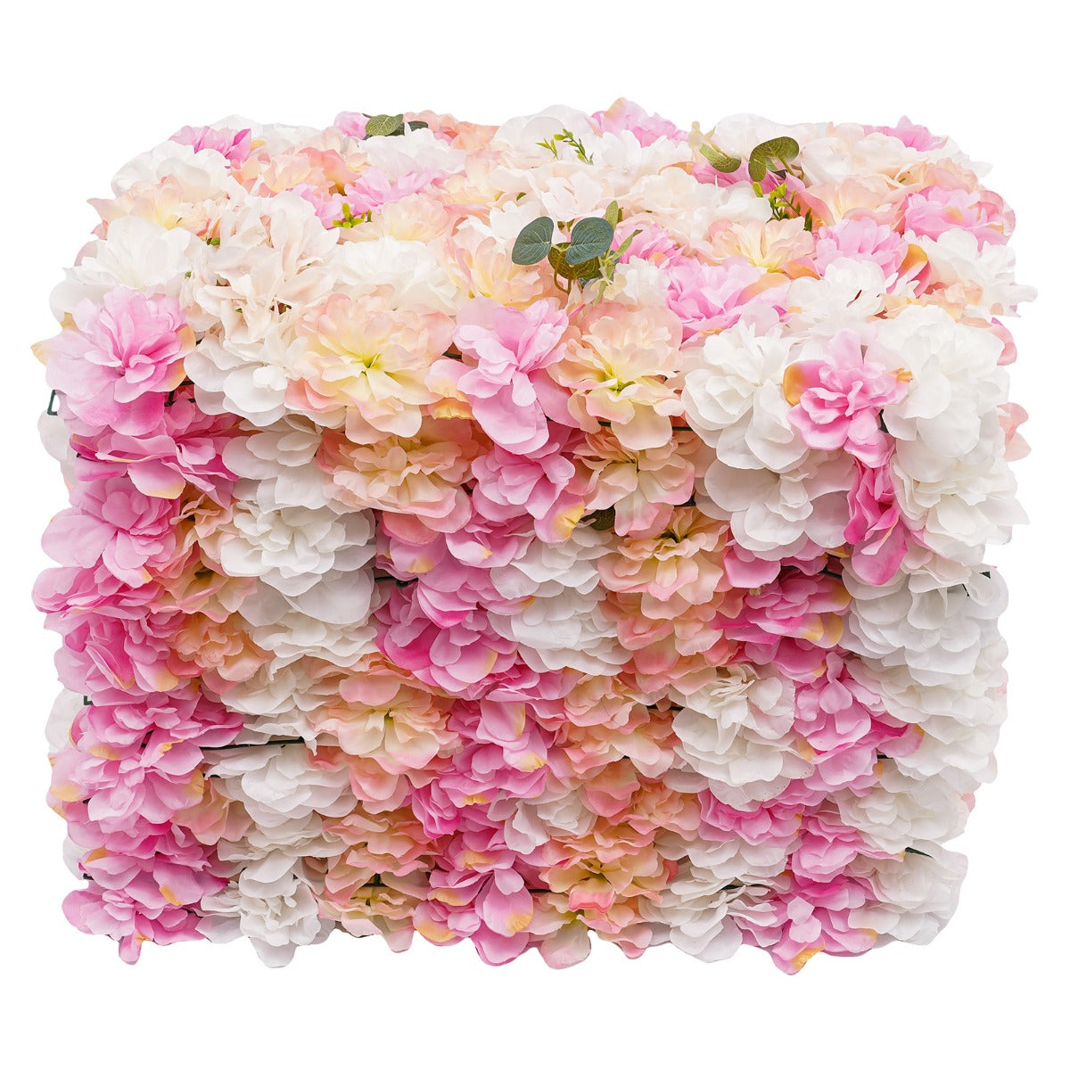 12pcs Artificial Flower Wall Panels Set - Plastic Material, 31ft² Coverage Area - Home, Balcony, Indoor/Outdoor Decoration, Realistic Appearance, Romantic Atmosphere