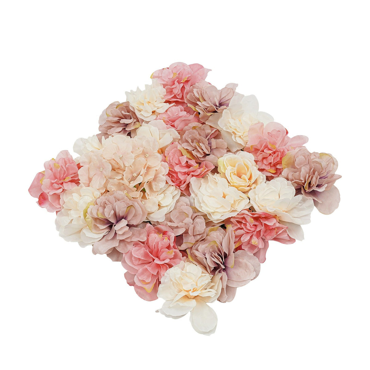【2D Flat】 GDRASUYA10 Modern Freestanding 12pcs Artificial Flower Wall Panel Artificial Flower Wall Backdrop 11.81 X 11.81 Inches Suitable for Various Party Decorations Such As Bridal Showers, Birthday Parties, Graduation Parties, Proposal Parties