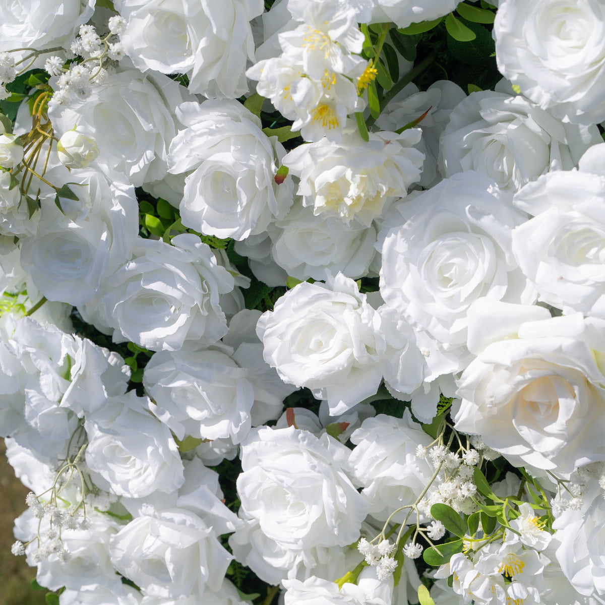 Friday - White Popular 5D Fabric Roll Up Flower Wall for Wedding Party Event Backdrop Free Shipping