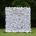 Jazlynn：5D Fabric Artificial rolling up curtain flower wall (Ready to ship) Rose Morning