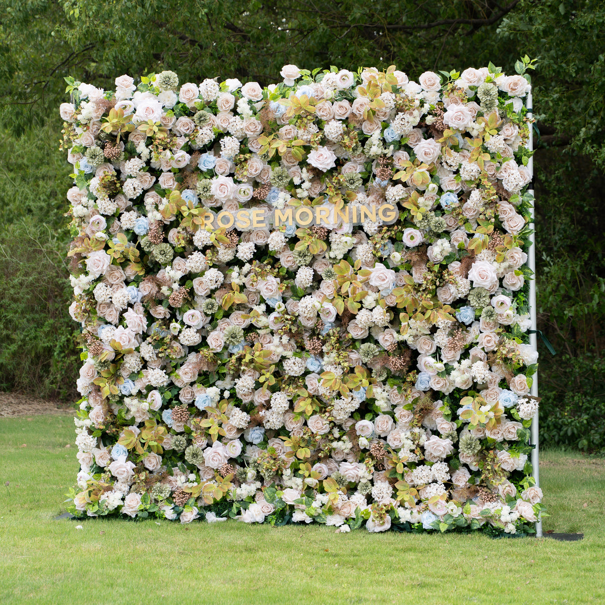 July - Fall Harvest 5D Fabric Roll Up Flower Wall for Wedding Party Seasonal Backdrop Free Shipping