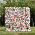 Kaisley：5D Fabric Artificial rolling up curtain flower wall Free Shipping