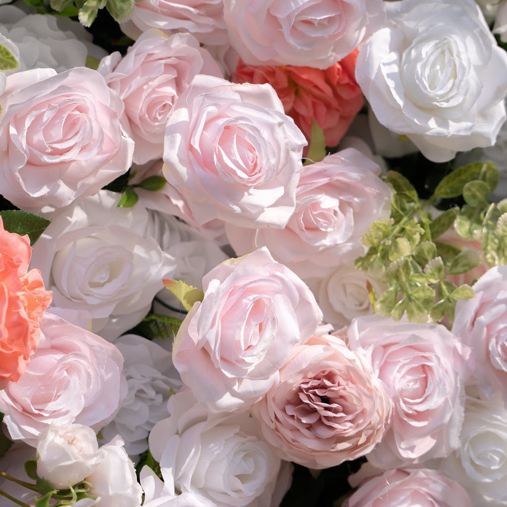 Kaisley：5D Fabric Artificial rolling up curtain flower wall Free Shipping