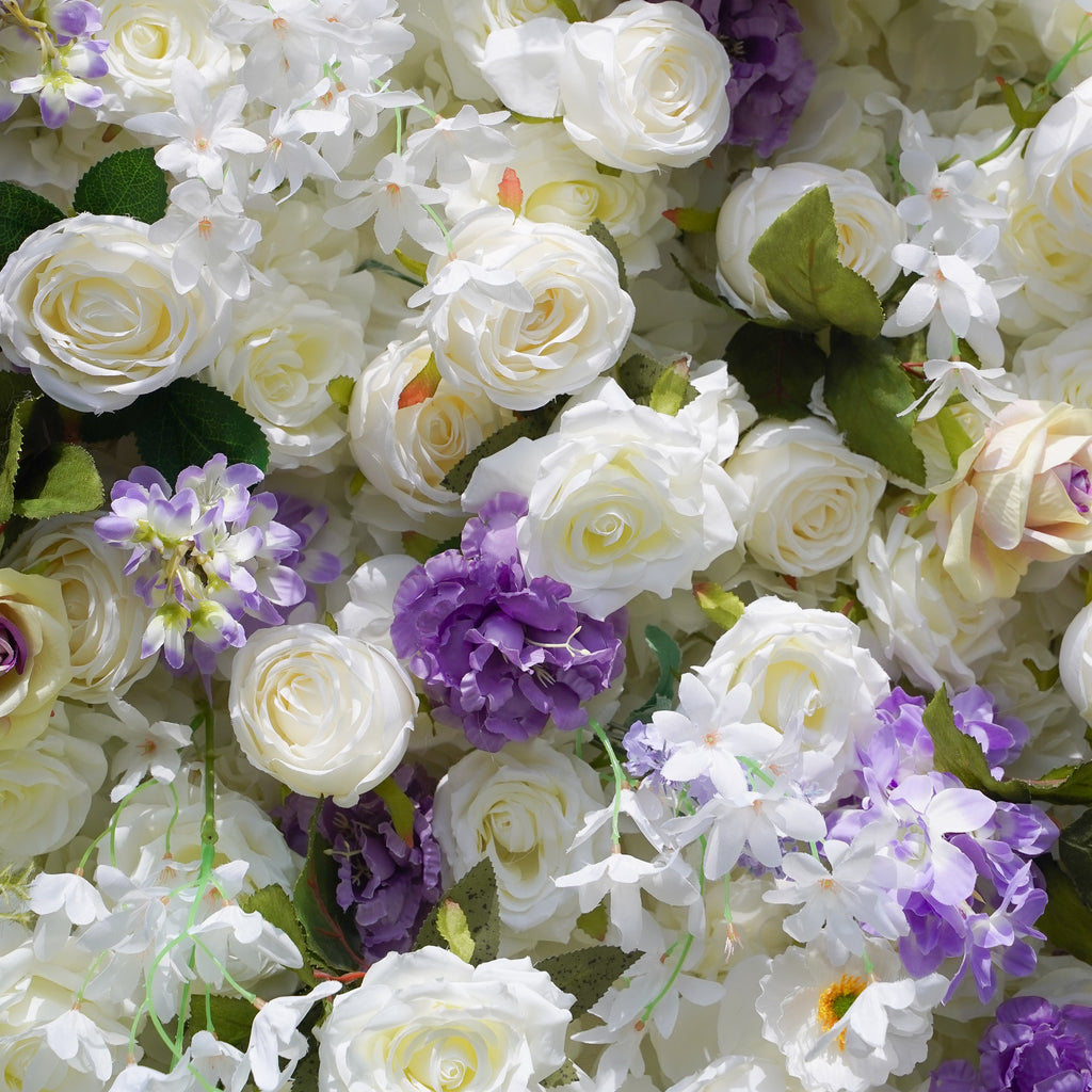 Lilianne: 5D Fabric Artificial Rolling up Flower Wall  Curtain Flower Wall R962 - 8ft*8ft Rose Morning