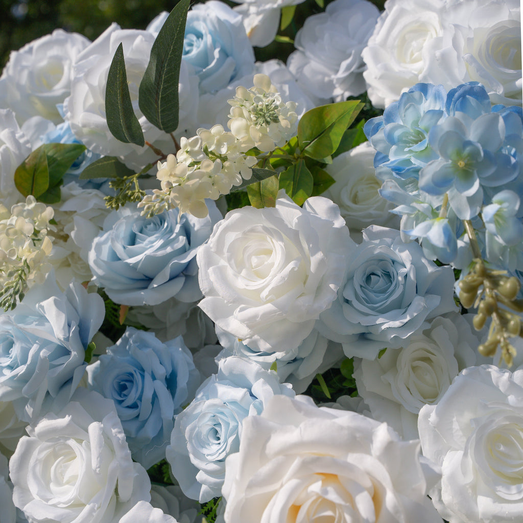 Loira ：Limited Custom Release Blue–white gradient Photogenic Full-bloom texture 8ft*8ft Free Shipping