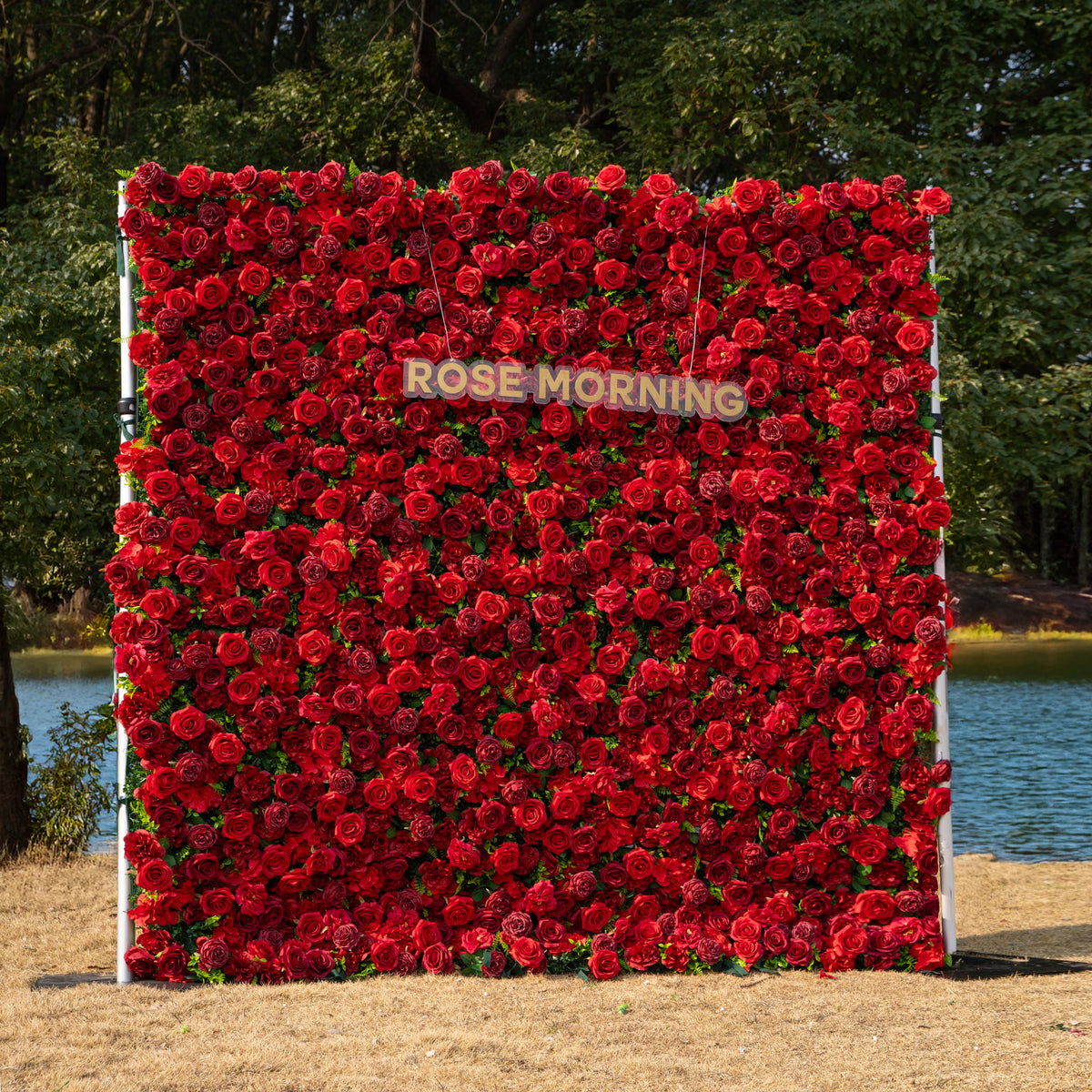 Luna：3D Fabric Artificial rolling up curtain flower wall | Wedding & Celebration Collection | Free Shipping