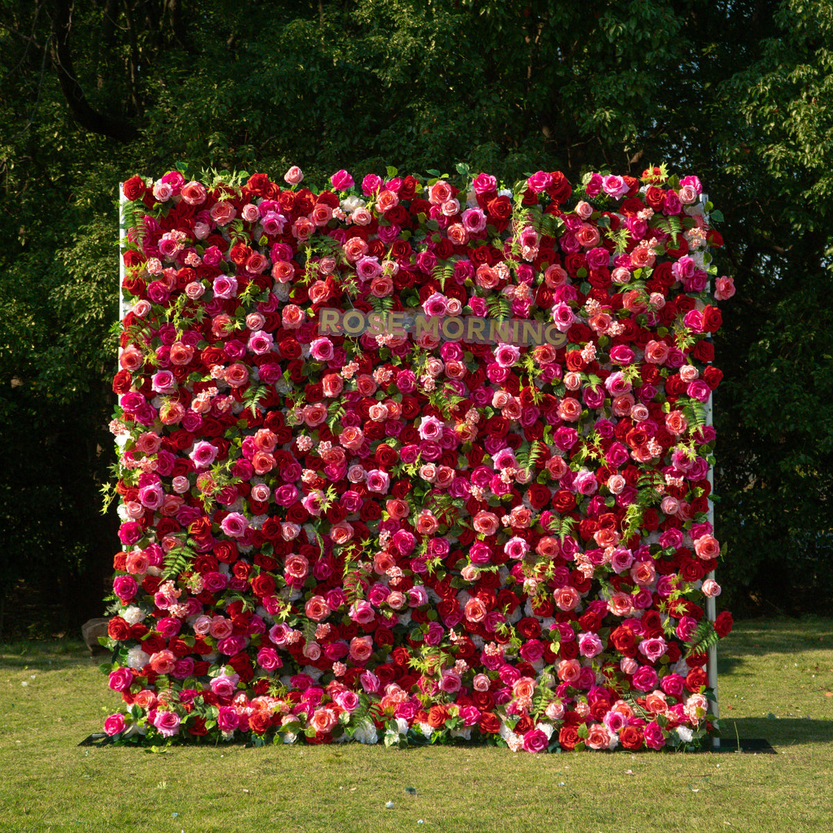 Margarita：5D Fabric Artificial rolling up curtain flower wall Free Shipping