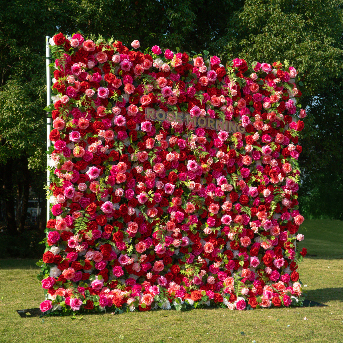 Margarita：5D Fabric Artificial rolling up curtain flower wall Free Shipping