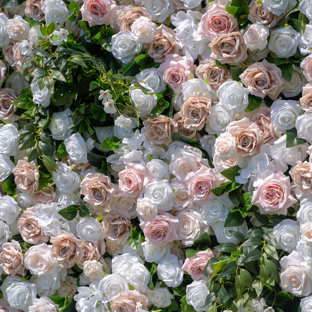 Milo：3D Fabric Artificial rolling up curtain flower wall Free Shipping
