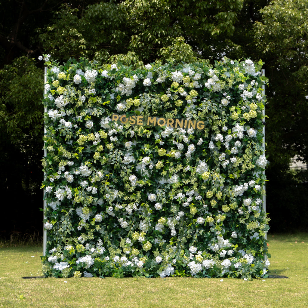 Parker：5D Fabric Artificial rolling up curtain flower wall | Wedding & Celebration Collection | Free Shipping