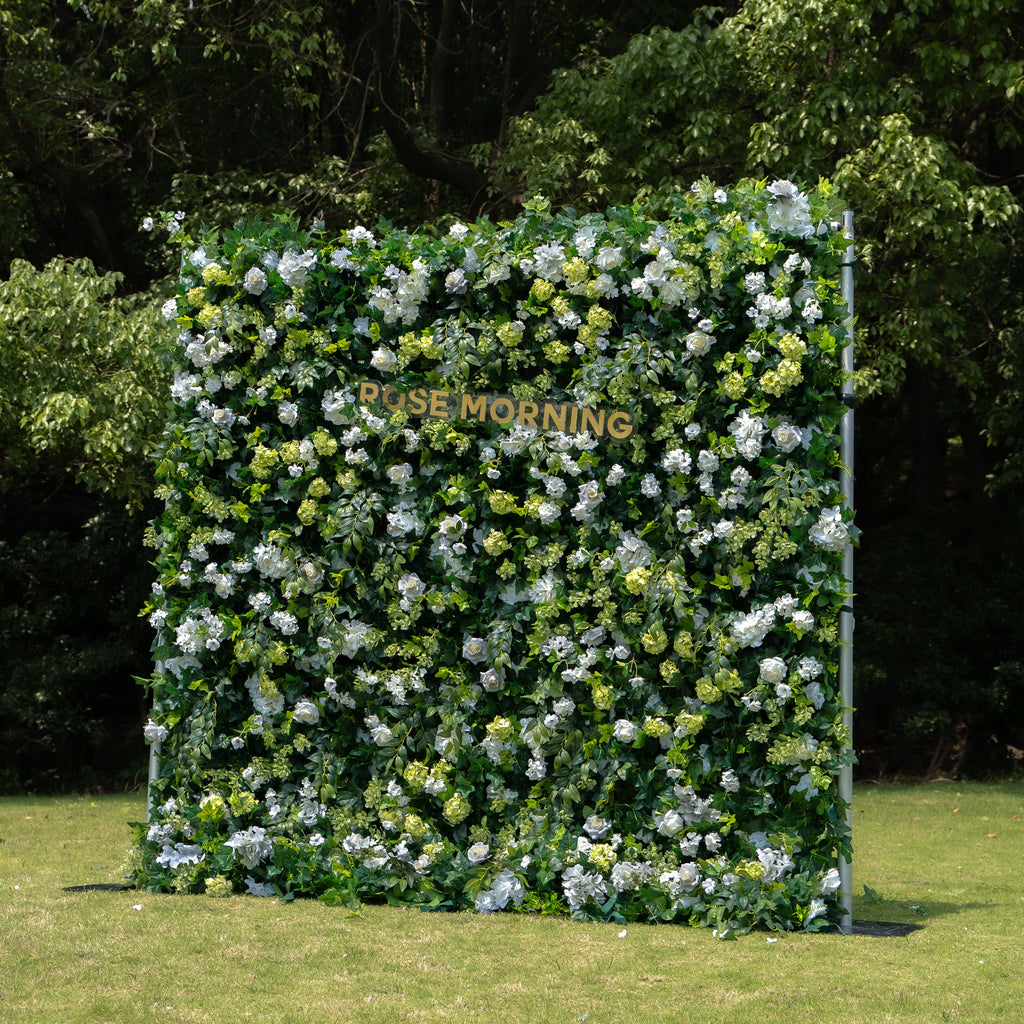 Parker：5D Fabric Artificial rolling up curtain flower wall | Wedding & Celebration Collection | Free Shipping