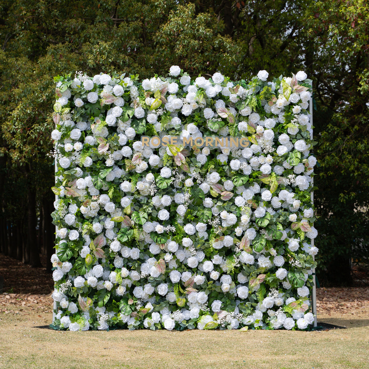 Perla：5D Fabric Artificial rolling up curtain flower wall Free Shipping
