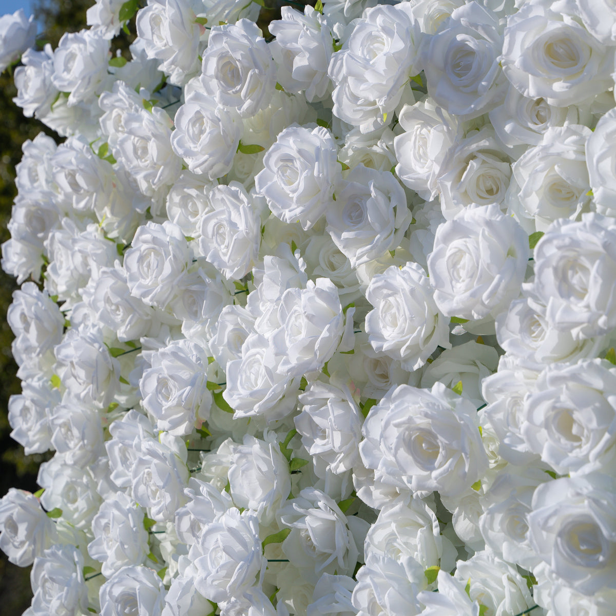 Romance：3D Fabric Artificial rolling up curtain flower wall Free Shipping