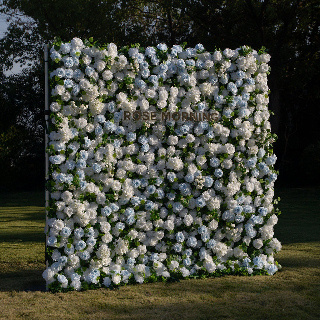 Seasalt：3D Fabric Artificial rolling up curtain flower wall Free Shipping