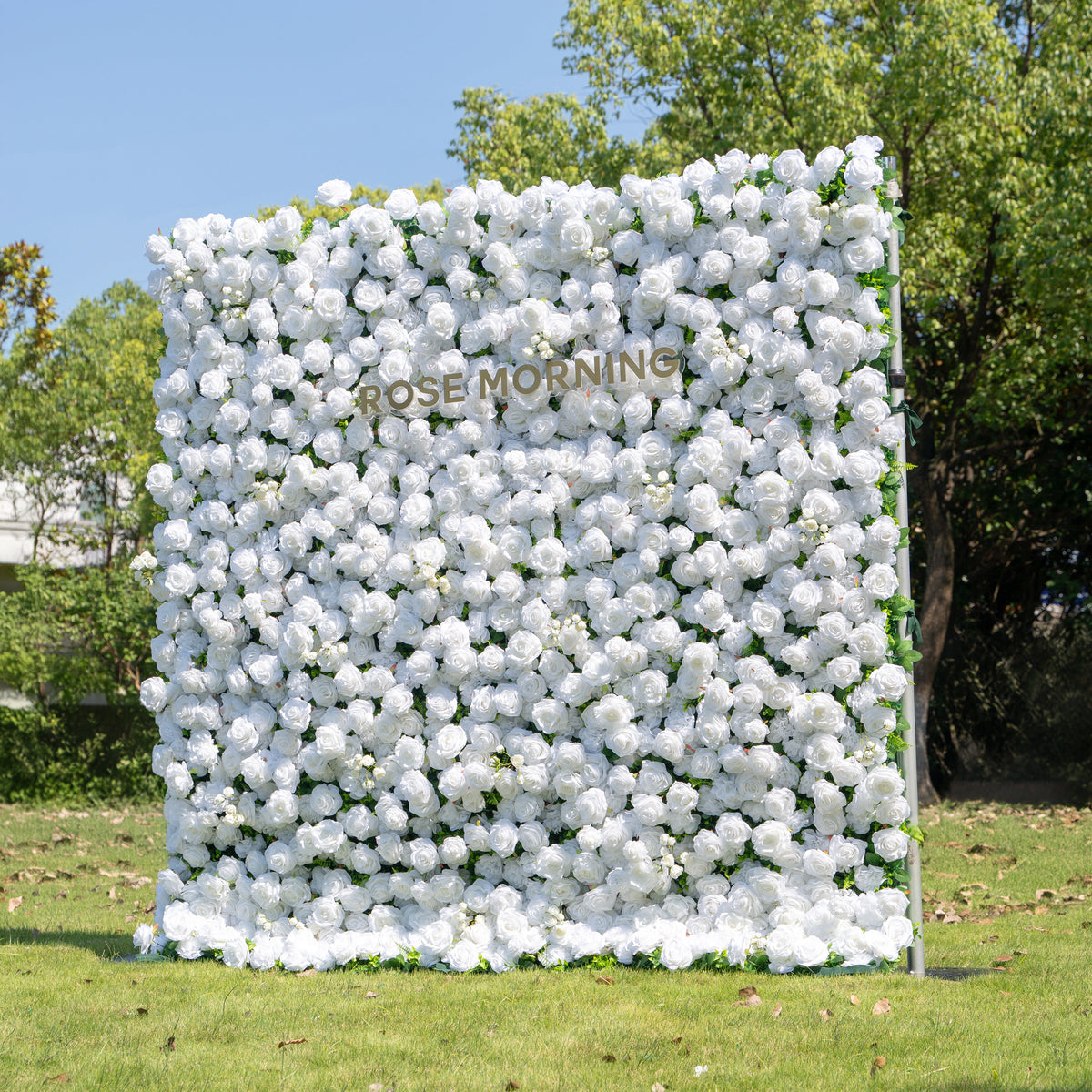 Shy：3D Fabric Artificial rolling up curtain flower wall Free Shipping
