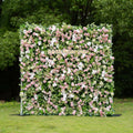 Tori：5D Fabric Artificial rolling up curtain flower wall Free Shipping