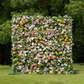 Viola - Autumn Fall Unique 5D Fabric Roll Up Flower Wall for Wedding Party Backdrop Free Shipping